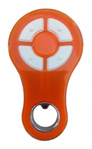 Wodoodporny pilot 4-kanałowy Key SUB-44OR orange - kod zmienny, 433,92 MHz