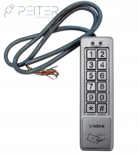 Zamek szyfrowy Vidos ZS52 z czytnikiem kart RFID