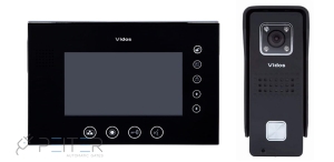 Wideodomofon Vidos M670B-S2/M670W-S2 + stacja bramowa S6B/S6S
