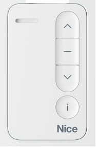 Pilot Sterujący Nice Mini Domi 1 kanałowy do rolet