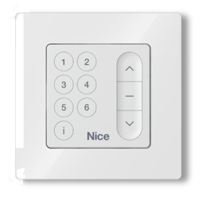 Pilot NICE DOMI W6 6-kanałowy naścienny nadajnik radiowy