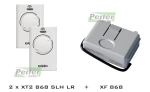 Zestaw Faac: XF 868 + 2 piloty XT2 868 SLH LR białe