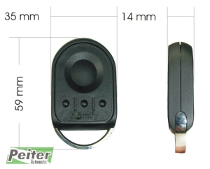 Pilot czterokanałowy Somfy Keygo RTS